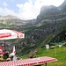 In der Bergbeiz assen wir anschliessend noch etwas bevor wir ins Tag abstiegen