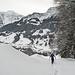 Aufstieg bei Hübschholz zum Punkt 1351. Herrlicher Pulverschnee, so macht das Schneeschuhlaufen so richtig Spass