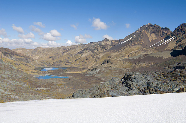 Schon wieder auf dem Gletscher - rechts der Pico Austria