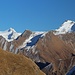 traumhafter Blick zu den Zillertaler Alpen mit dem  <a href="http://www.hikr.org/tour/post7373.html">Hochfeiler</a> links