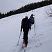 Aufstieg über die erste Wiese