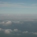 Über den Wolken: Blick nach Norden - ein endloses Nebelmeer