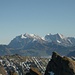 Der Säntis und das Alpsteinmassiv vom nahen Aussichtspunkt aus