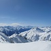 letzter Ausblick vom Täschehorn zu den Walliser Viertausendern