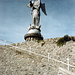 Die 'Virgen de las Americas' auf dem El Panecillo-Hügel. Sie soll die einzige Mariendarstellung mit Flügeln sein.
