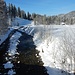 friedlich fliesst hier die Zulg durch die Winterlandschaft