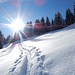 man sieht's dem Schnee und der Landschaft an: ein prachtvolles Wintertouren! ...