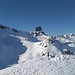 am Gipfel des Mont Rosset mit Blick zur Pierra Menta (2714m)