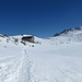 La Seehutte con il suo lago ghiacciato