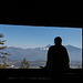 Aussicht zum Thunersee, von der Holzhütte unterhalb des Nordostgipfels.
