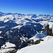 Blick Richtung Innerschweizer Alpen