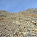Links Tellispitza - rechts die Felsen, an denen ich umkehrte.