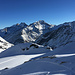 Blick von der Britanniahütte zu Fletschhorn, Laginhorn [http://www.hikr.org/tour/post84303.html klick] und Weissmies