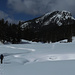 Frisch eingeschneites Tal der Jägerhütte / La valle della Jägerhütte, fresca innevata
