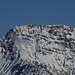 Die Kreuzspitze (mit Wolke) hatte heute auch Besuch / Oggi ci sono stati degli alpinisti sulla Kreuzspitze (con nuvola)
