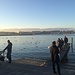 Blick auf die "skyline" von Genf