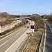 Die Autobahn A1 kurz vor Genf