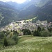 Blick hinunter ins waldreiche Val Morgins