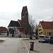Kirche in Pforzen, nicht unbedingt der klassische Baustil der Gegend