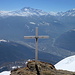 Kreuz oberhalb von  Grieläger (2350m) -> unten im Tal liegt Visp