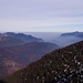 Blick ins nebelverhangene Bayrische Oberland