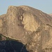Half Dome NW-Face, a world famous climb<br />A week later I'll do a much easyer climb on the slabby west face, [http://www.hikr.org/tour/post84616.html Snake Dike], the marker Indicates it's start. 