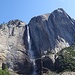 Panoramic view of upper Yosemite Fall, Yosemite Point and not very prominent Lost Arrow Spire