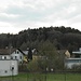 Blick vom Bahnhof auf den Hechenberg