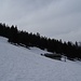 Ab der Mooslahneralm geht es recht abrupt auf eine geschlossene Schneedecke. Deswegen ist die Tour auch derzeit nicht für Skifahrer zu empfehlen: Es sei denn, sie wollen ihre Ski 550 Höhenmeter tragen...