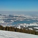 Blick zum Grüntensee von der Bergstation des Skilifts