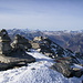 la cresta del Monte Zucchero con lo sfondo dei "soliti" giganti bernesi