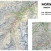 Karte mit eingezeichneter Route aufs Horn (3003m). Die gepunkteten Linien sind unser Verhauer im Fasultal und der Direktaufstieg durchs Schneecouloir das wegen Steinschlag im Sommer nicht benutzt werden sollte.