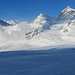 Blick zum Jungfraujoch, Rottalsattel und Jungfrau