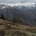 Il panorama verso il Monte Larone dalla Croce di Sasso
