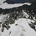 Blick zurück den Grat hinunter - oben: Alpeiner Ferner