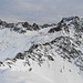 Blick vom Gipfel des Hahnentrittkopfes nach Osten: Westl. Faselfadspitze (2993 m) - Scheibler (2978 m)