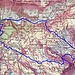 Routenverlauf<br /><br />Quelle: Swiss Map oline