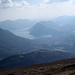 solito panorama ma con foschia dalla capanna Monte Bar