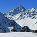 Immer wieder schweift der Blick zum Flüela Schwarzhorn