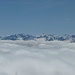 Ein Meer an Wolken mt ein paar Inseln