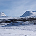 Blick zur Lapporten, dem Tor der Samen nach Lappland
