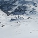 Schöne Skihänge - aber Wildruhezone; unten Murgseen