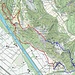 Unsere Tour: Aufstieg über Ellhorn und Leiterliweg (Rot), dann Abstieg vom Regitzerspitz (Blau)