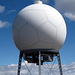 il grosso pallone a protezione del radar meteorologico