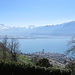 ... zum famosen Blick über Montreux und den Genfersee ...
