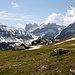 Alphütten auf der Alp Sigel