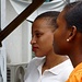 Junge Seychellois Girls auf dem Sir Selwyn Clarke Market.