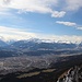 schöner Blick hinab auf Innsbruck