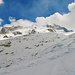 Blick zurück Richtung Dufourspitze und Monte Rosa Hütte