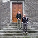 Pierantonio e Antonio sul sagrato di S.Miro